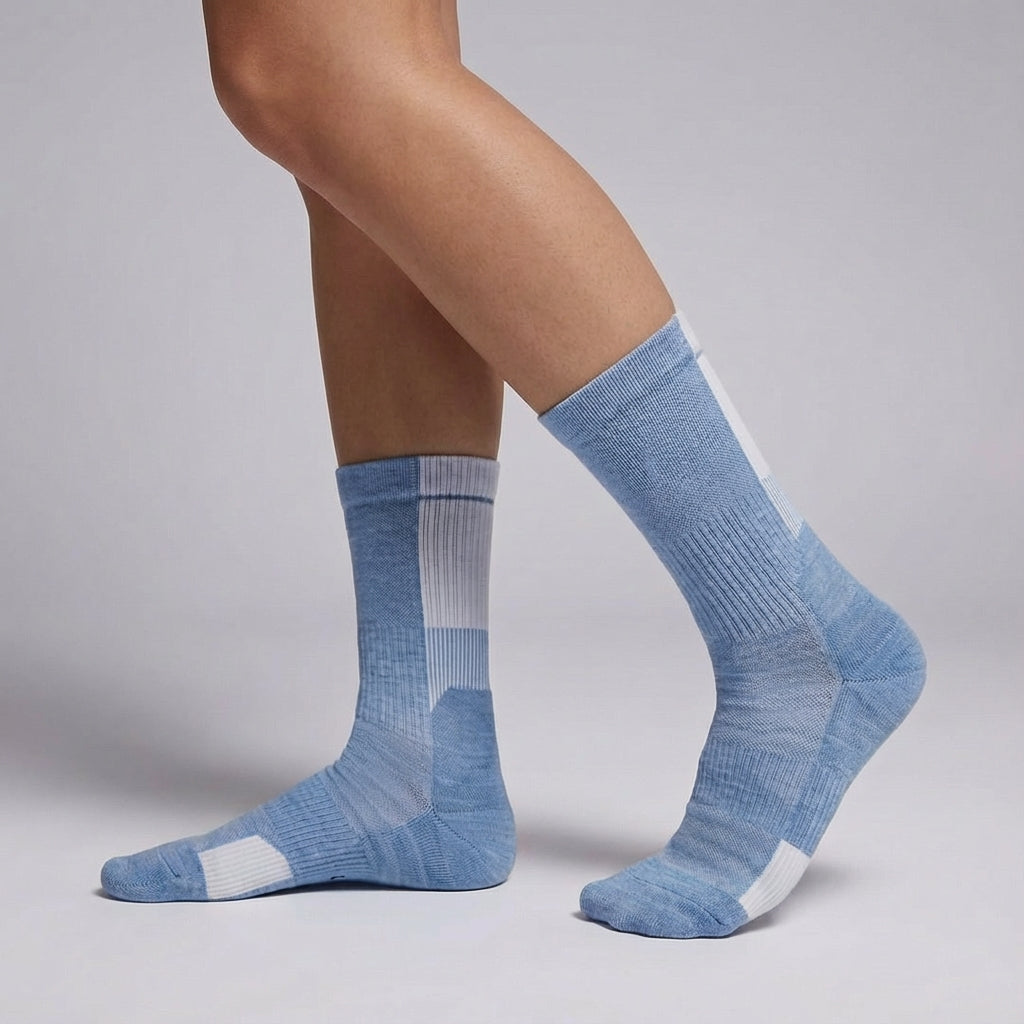 Merino Breathable High Socks - Wool & Polyester & Nylon