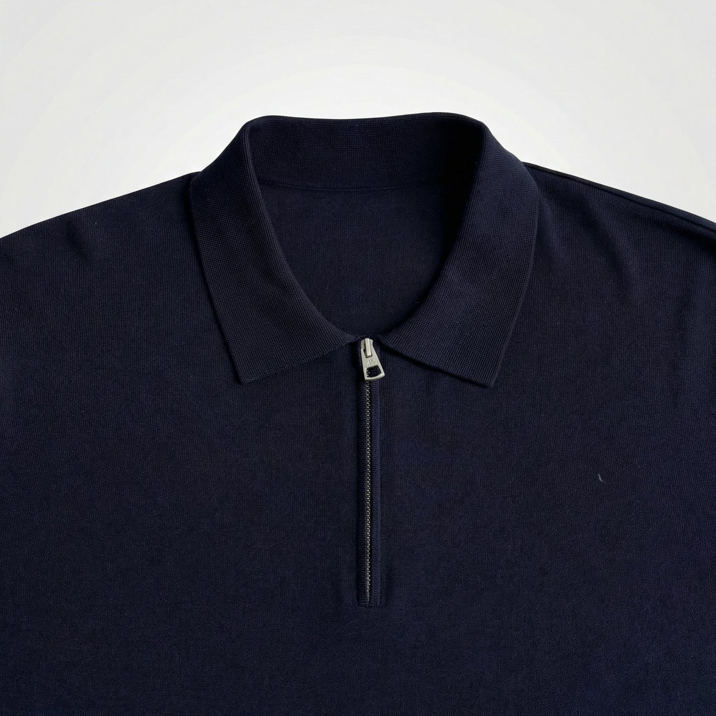 Men's Knitted Short Sleeve Polo - Tencel & Cotton & Silk