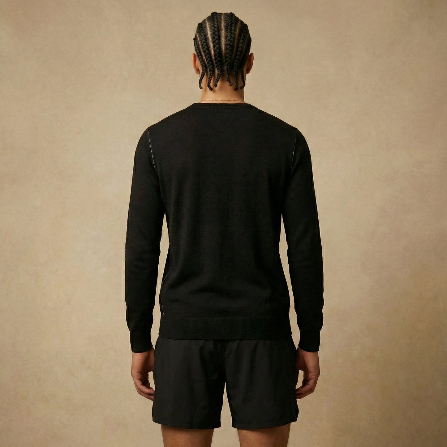 Anytime Sweater Men's Knitted Long Sleeve  - 100% Merino