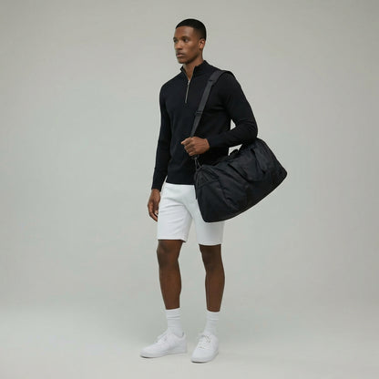 Men's Knitted Zip Long Sleeve Sweater - Tencel & Cotton & Silk