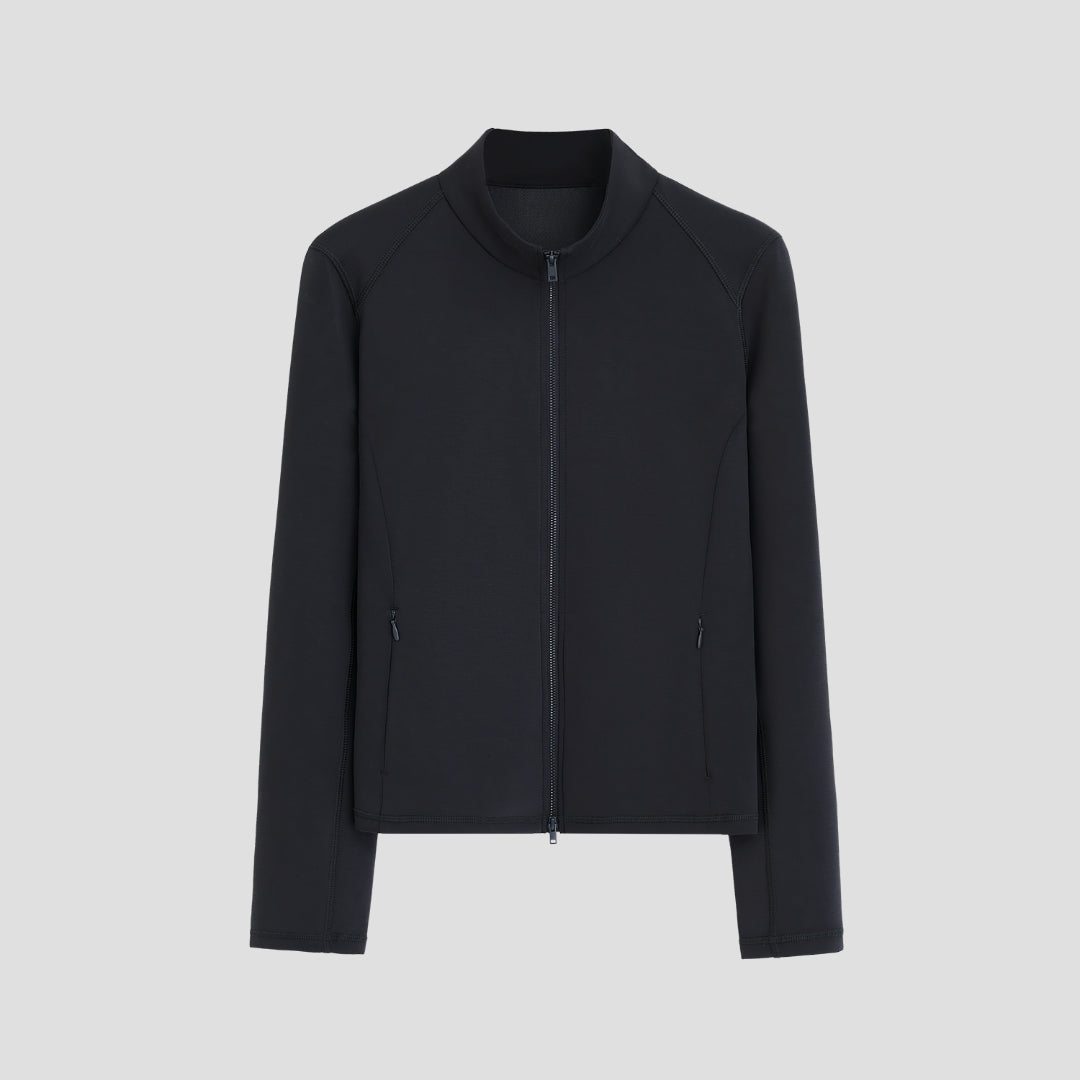 Women's Zip-up Hoodie - Athletic Knit