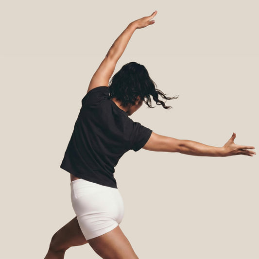 Women's Knitted Short Sleeve Shirt - Linen&Cotton