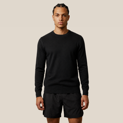 Anytime Sweater Men's Knitted Long Sleeve  - 100% Wool