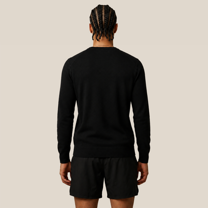 Anytime Sweater Men's Knitted Long Sleeve  - 100% Wool