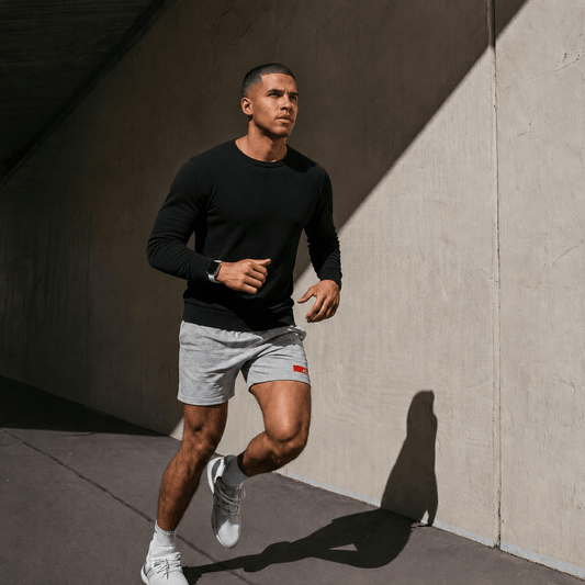 Anytime Sweater Men's Knitted Long Sleeve  - 100% Wool