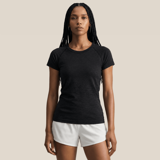 Women's Chafe-Free Short Sleeve Shirt - Merino Comfort Knit
