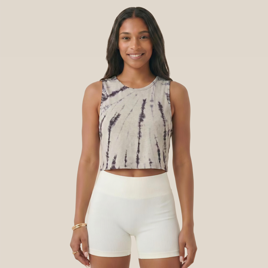 Women's Knitted Lightweight Tank Top - Tencel & Wool