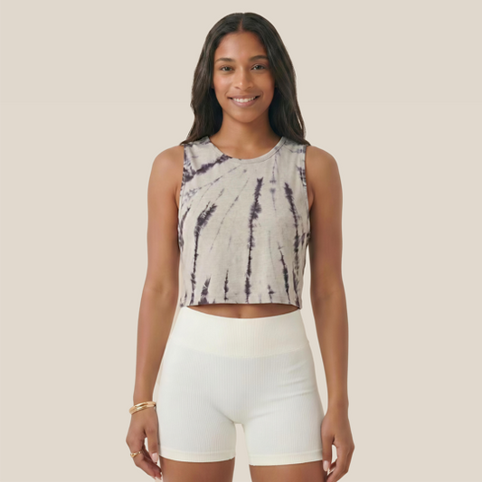Women's Knitted Lightweight Tank Top - Tencel & Wool