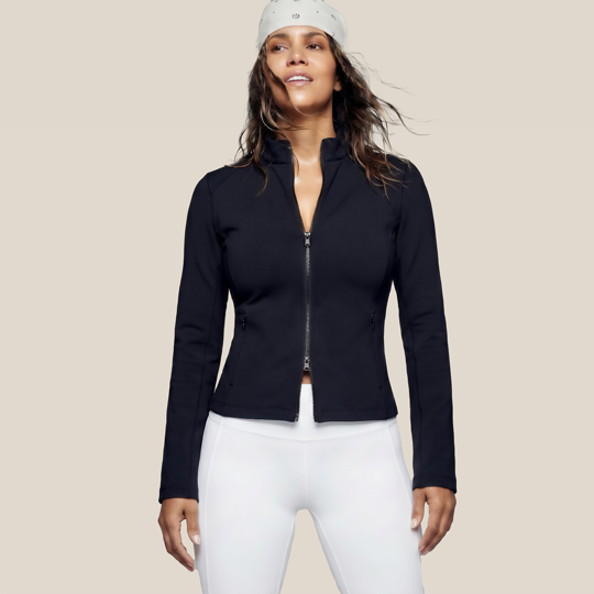 Women's Zip-up Hoodie - Athletic Knit