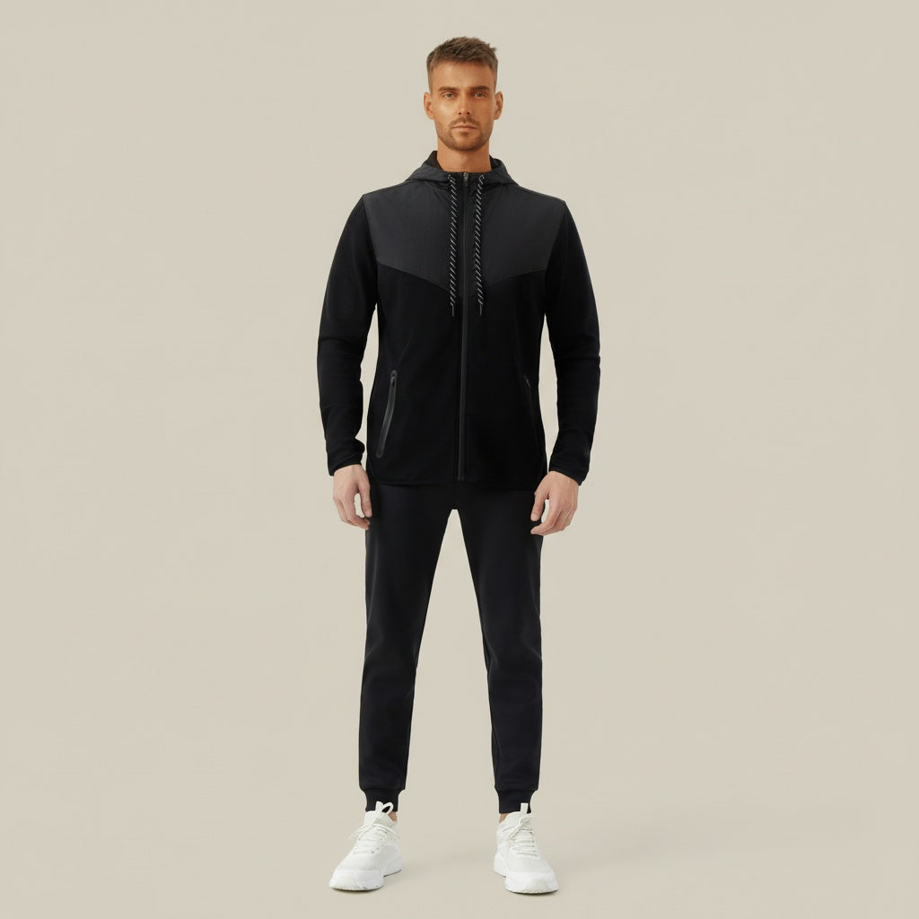 Men's Merino Long Sleeve Zip Hoodie