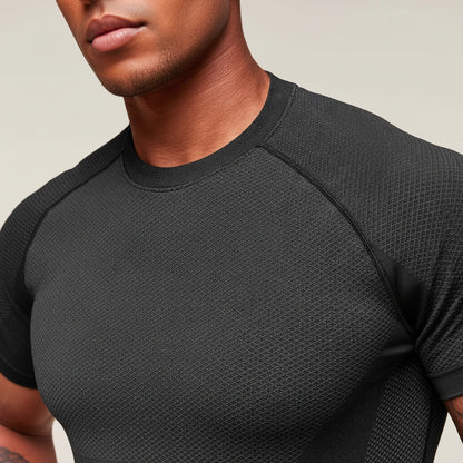 Men's Chafe-Free Short Sleeve Shirt - Merino Comfort Knit