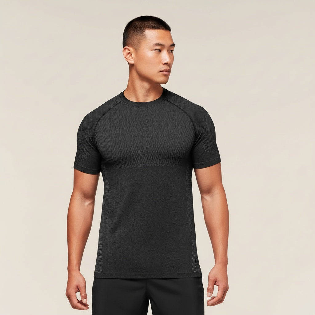 Men's Chafe-Free Short Sleeve Shirt - Merino Comfort Knit